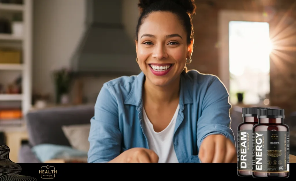 Magnésio ajudando a aliviar os sintomas da TPM com Dream Beauty Renew.