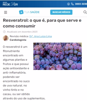como o trans-resveratrol protege a pele e promove a saúde cardiovascular.