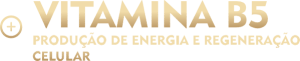 A vitamina B5 (ácido pantotênico) é popular por seu papel na produção de energia e síntese de hormônios.