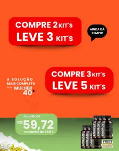 Suplementos mulher 40 mais