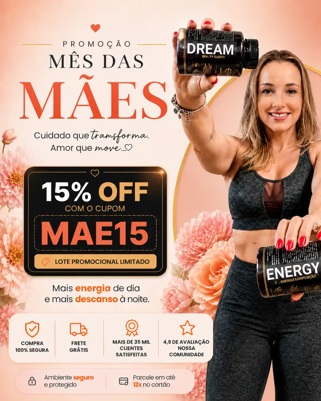 metabolismo mulher mãe suplemento